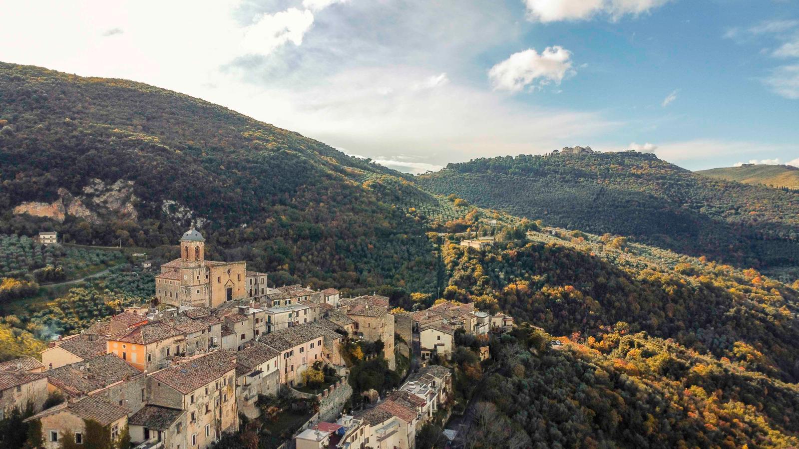 Vista panoramica della Sabina